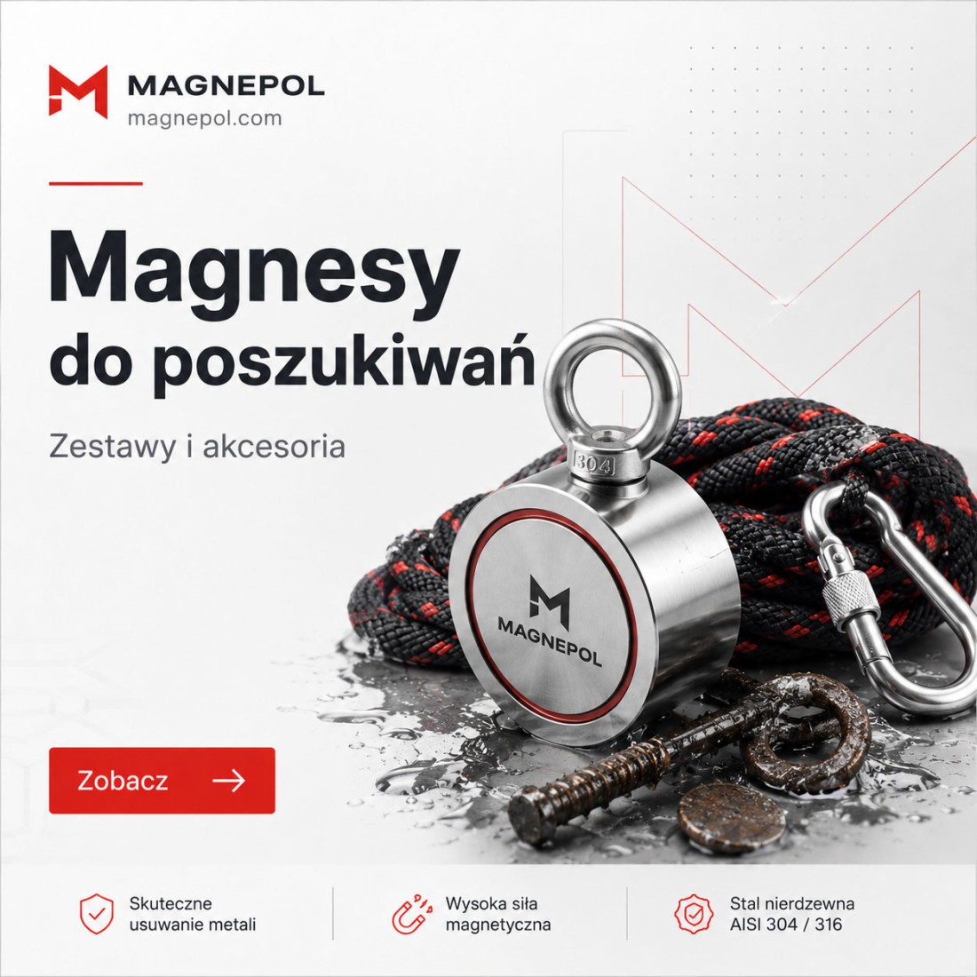 Magnesy do poszukiwań